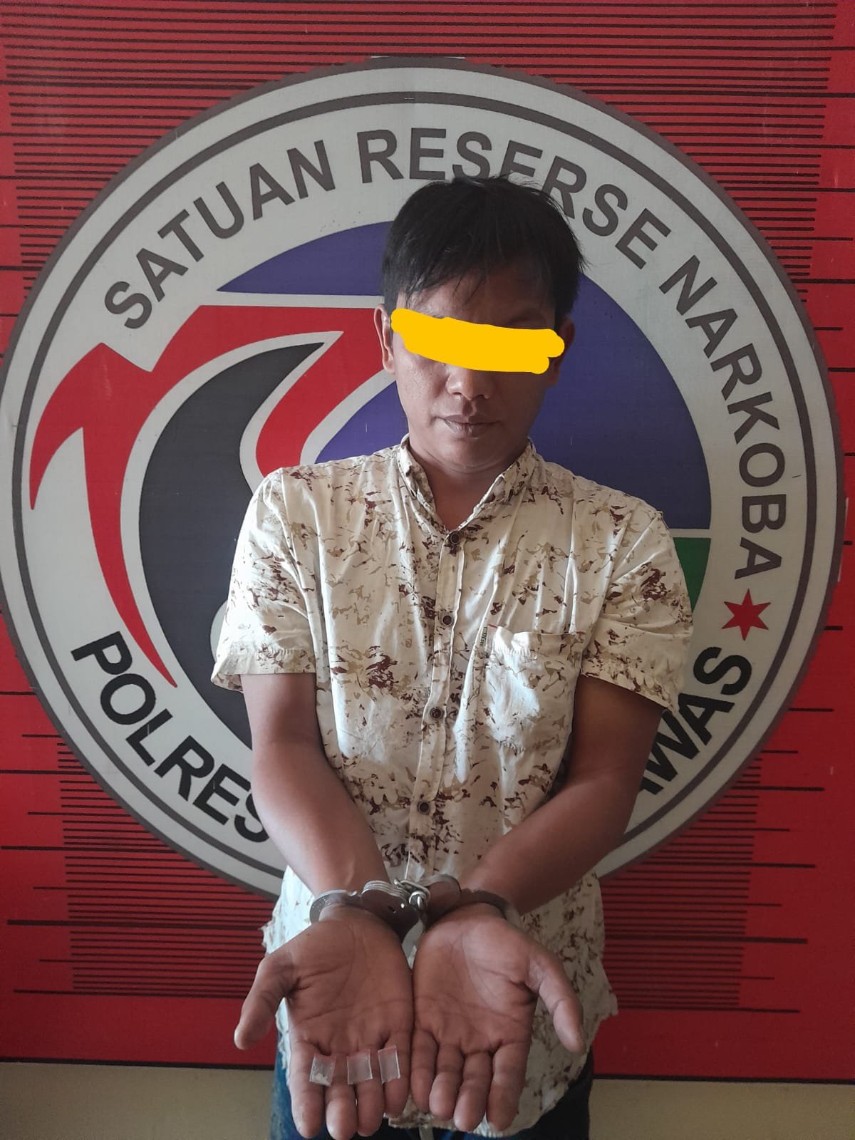 Satresnarkoba Polres Palas Amankan Pengedar Sabu di Pinggiran Sungai Sibuhuan
