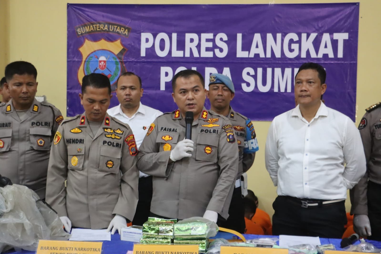 Hasil Ungkap Kasus Narkoba Selama Sepekan,Sat Narkoba Polres Langkat Amankan Belasan Pemilik