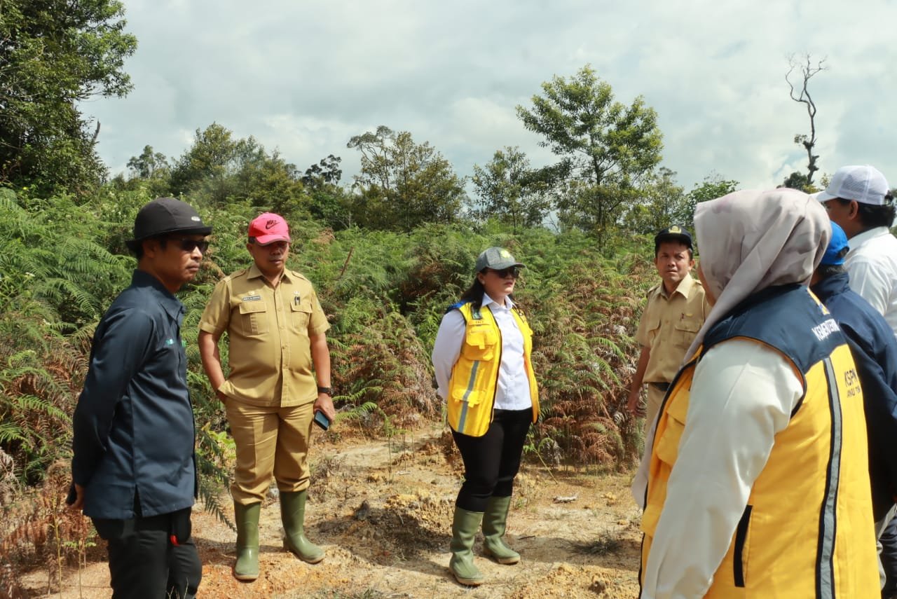 Bupati Samosir Tinjau Lokasi Pembangunan IPLT dan TPA
