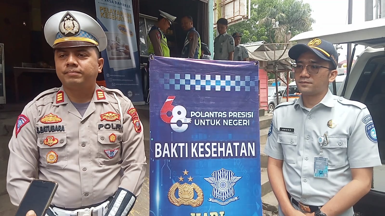 Sambut HUT Polantas Ke-68, Satlantas Polres Madina Gelar Bakti Kesehatan