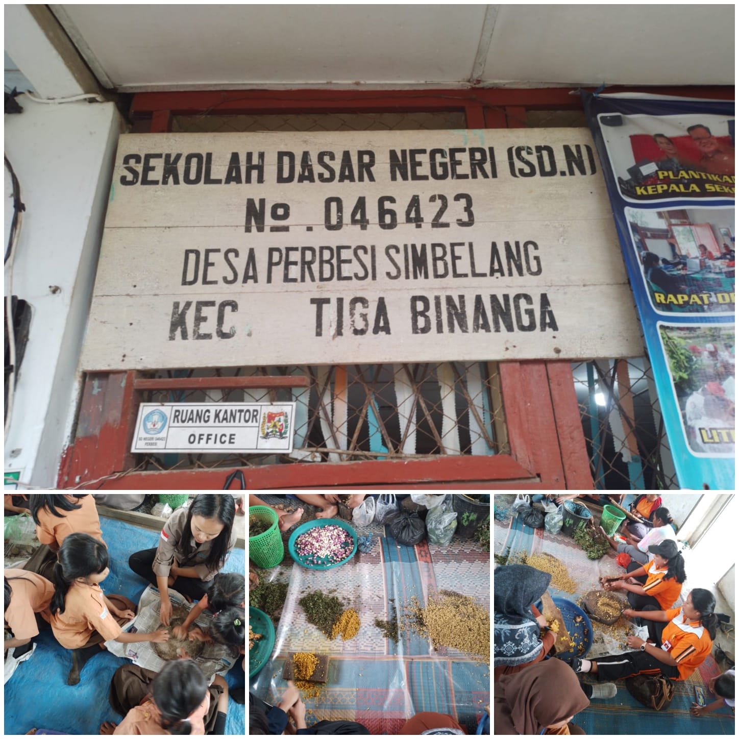 Sembur Tradisional Karo, Karya Siswa SDN 046423 Kolaborasi Bersama Orang Tua Siswa