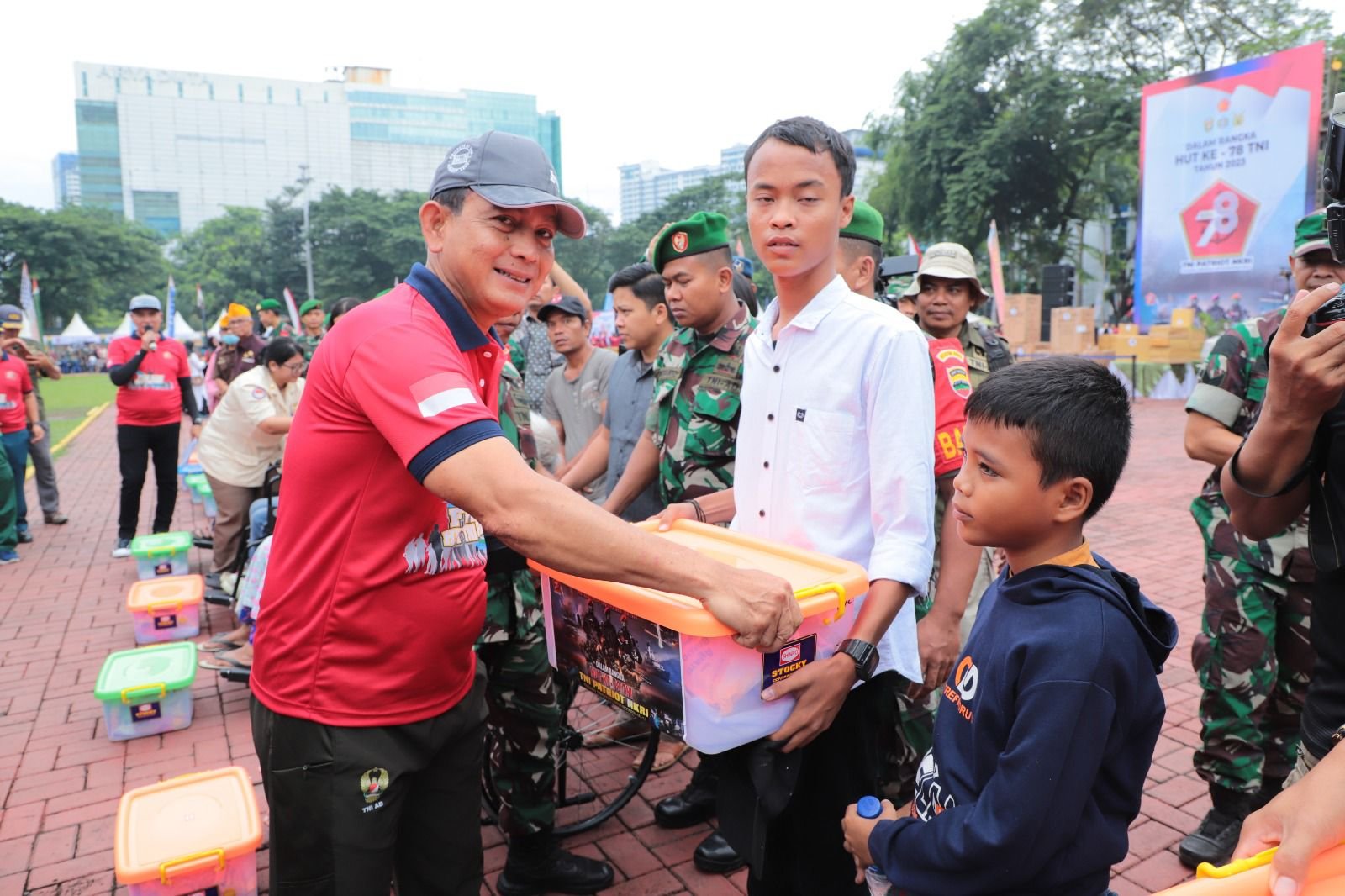 Baksoskes, Fun Run dan Pameran Alutsista Semarakkan HUT Ke-78 TNI di Medan
