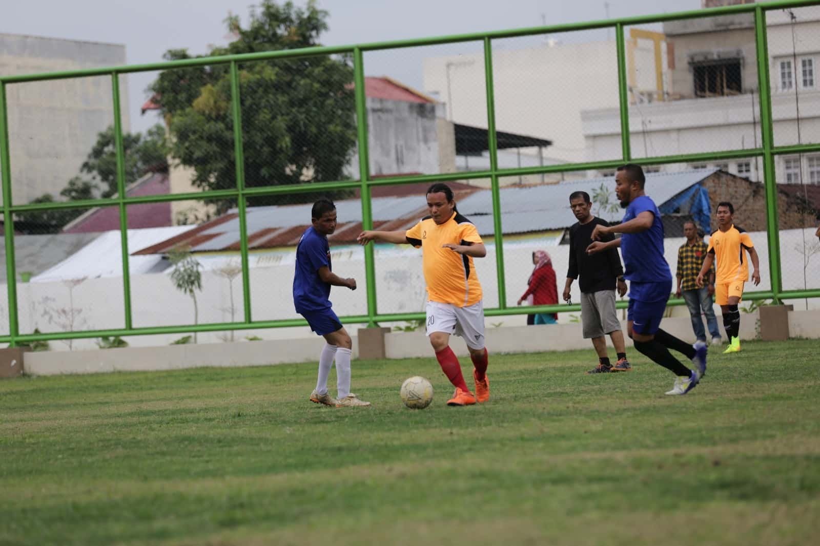 Laga Persahabatan Tim Gabungan Wartawan Medan Ungguli JPFC Aceh dengan Skor 3-1