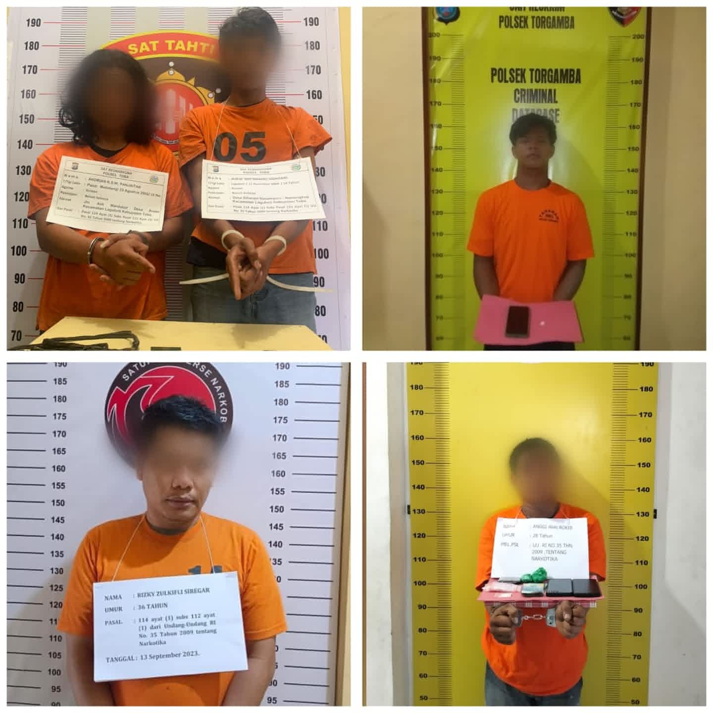 Polda Sumut Ringkus 75 Pelaku Narkoba