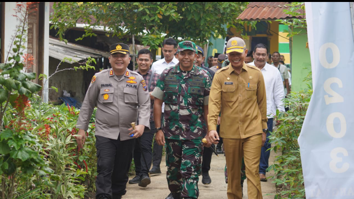 Kapolres Langkat Menghadiri Pembukaan TMMD Ke-118, Pelaksanaannya di Kecamatan Bahorok