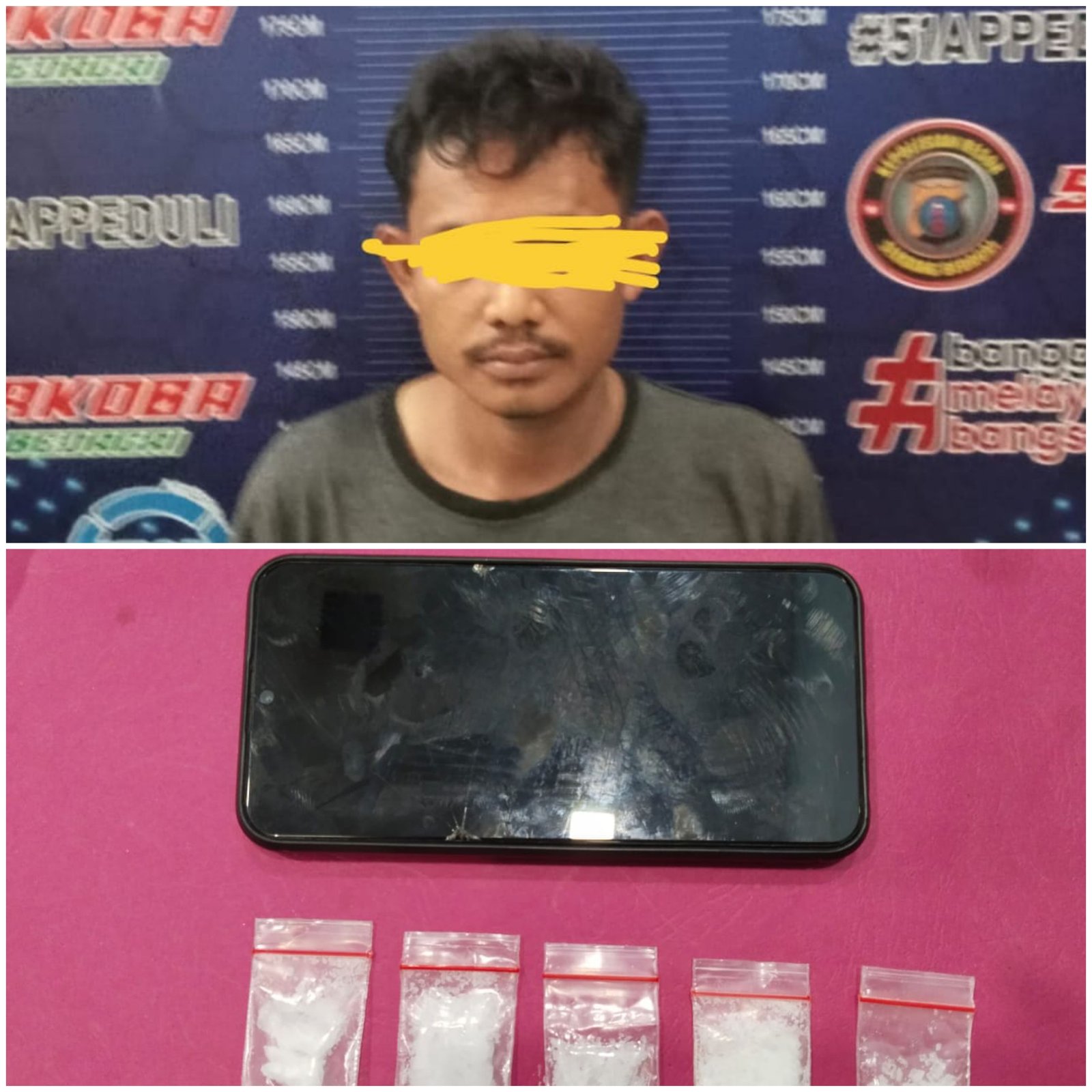 Jadi Transaksi Narkoba, RS Diciduk di Rumah Kosong