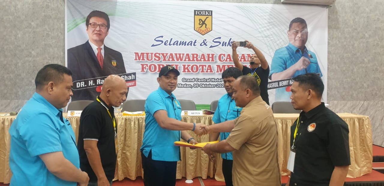 Yudi Atmaja Pimpin FORKI Medan Periode 2023 – 2027