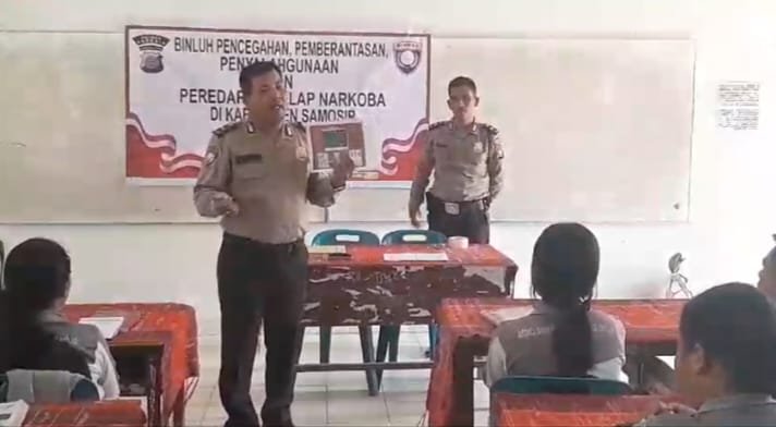 Polres Samosir Cegah Narkoba, Pergaulan Bebas dan Kenakalan Remaja