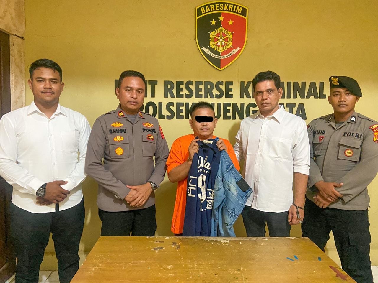 Polisi Ringkus Pencuri Kotak Amal Masjid Jamik Lueng Bata