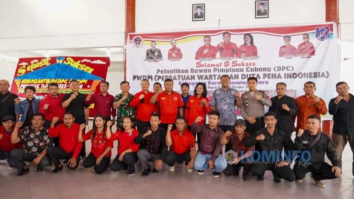Kadis Kominfo Hadiri Pelantikan DPC PWDPI Kabupaten Karo