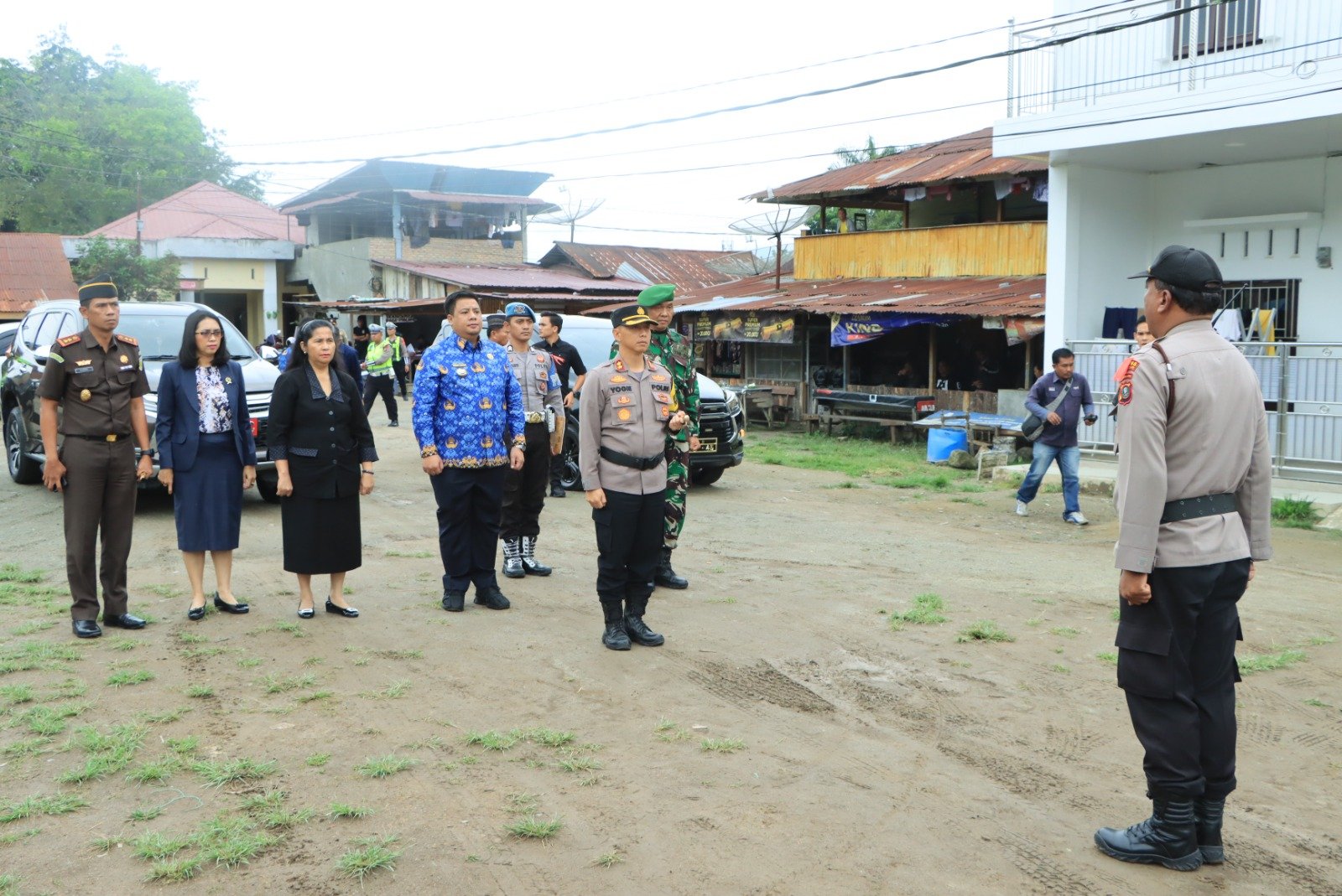 Polres Samosit Gelar Apel Pasukan Operasi Mantap Brata Toba 2023-2024