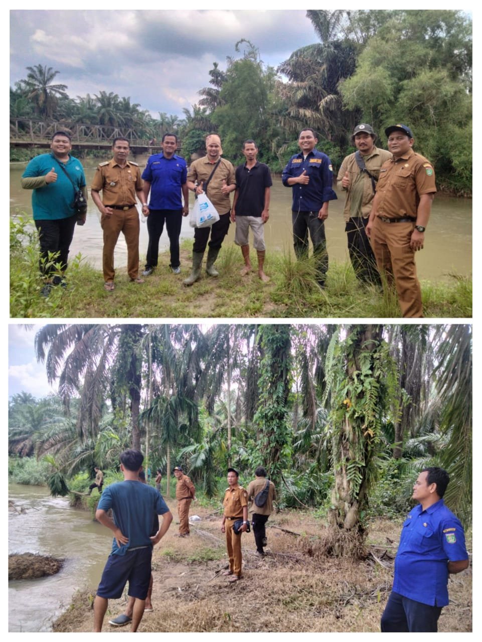 Camat Rahuning dan BKSDA Sumut, Berupaya Tangkap Buaya di Sungai Aek Sakkur