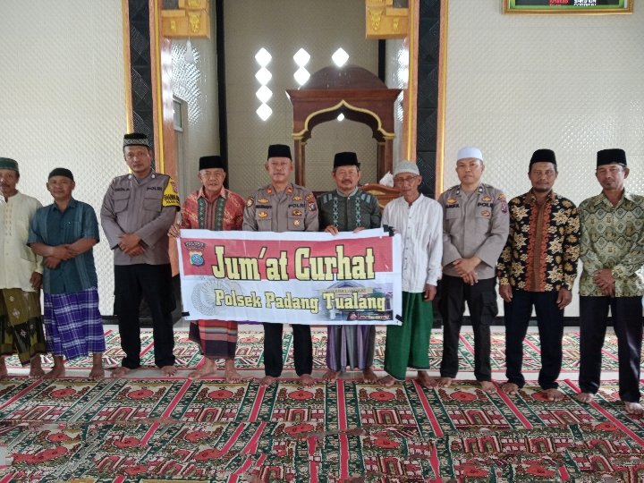 Respon Aduan Masyarakat, Polsek Padang Tualang Gelar Jumat Curhat