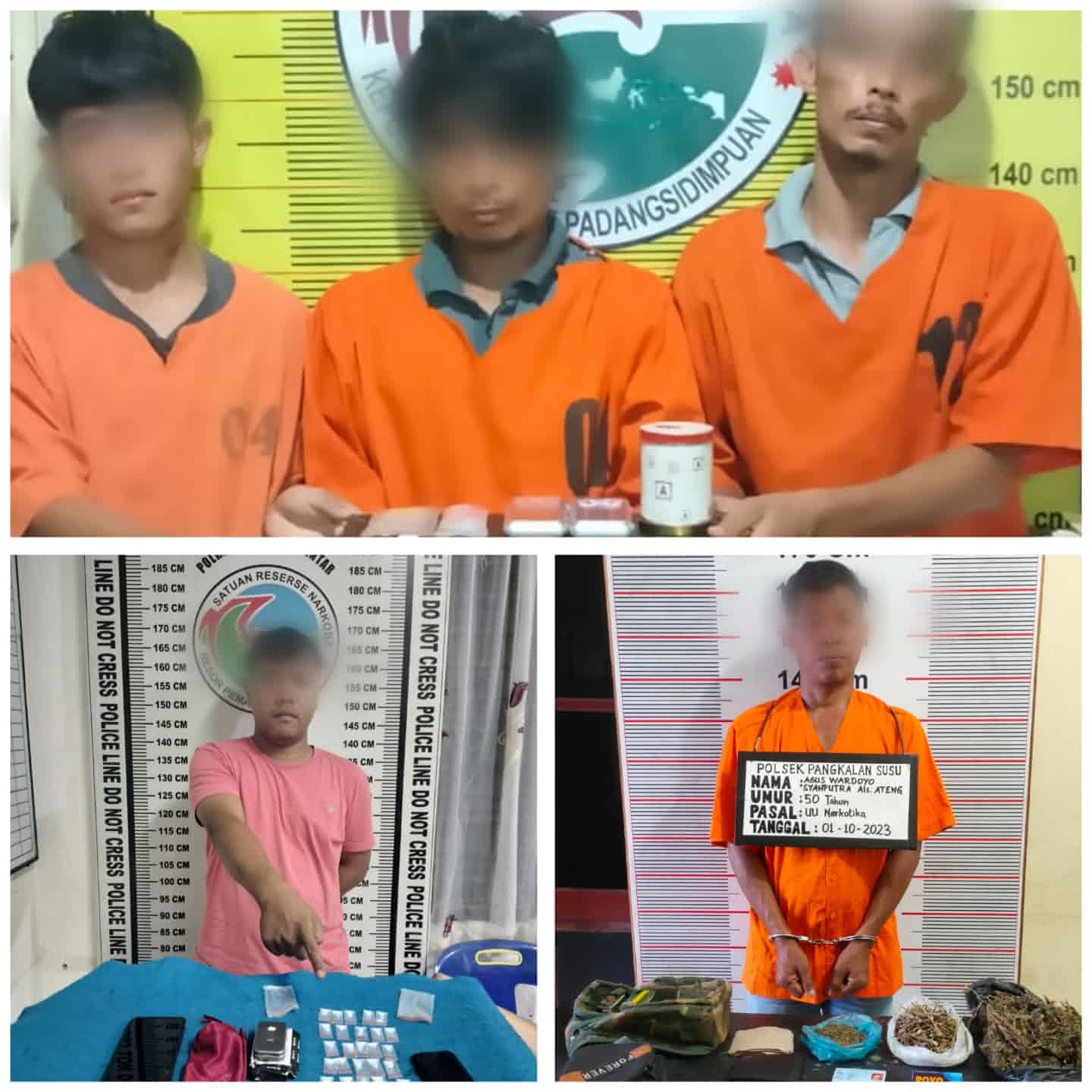 998 Pelaku Narkoba Diringkus Polda Sumut