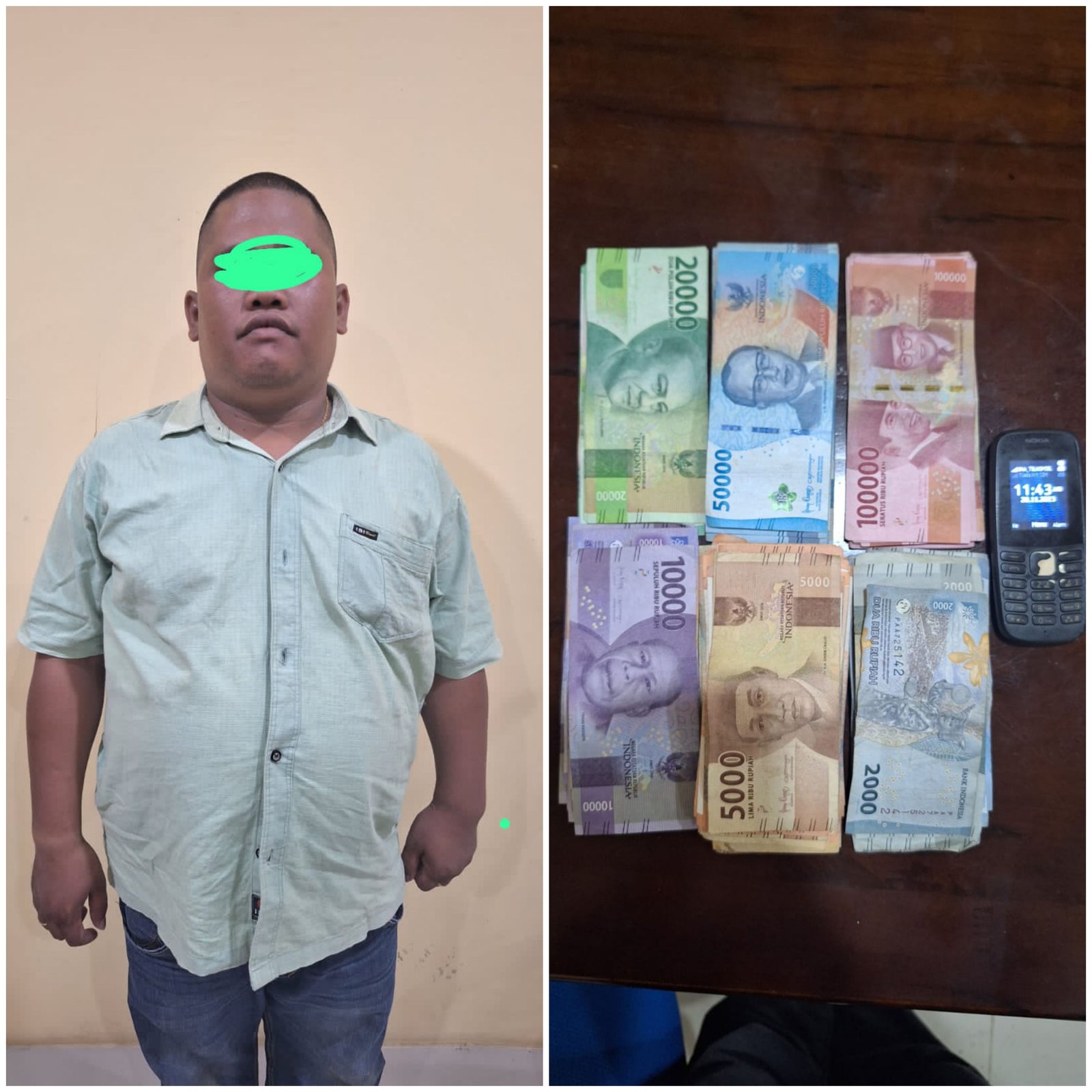 Sat Reskrim Polresta Deli Serdang Ringkus Jurtul Togel di Namorambe