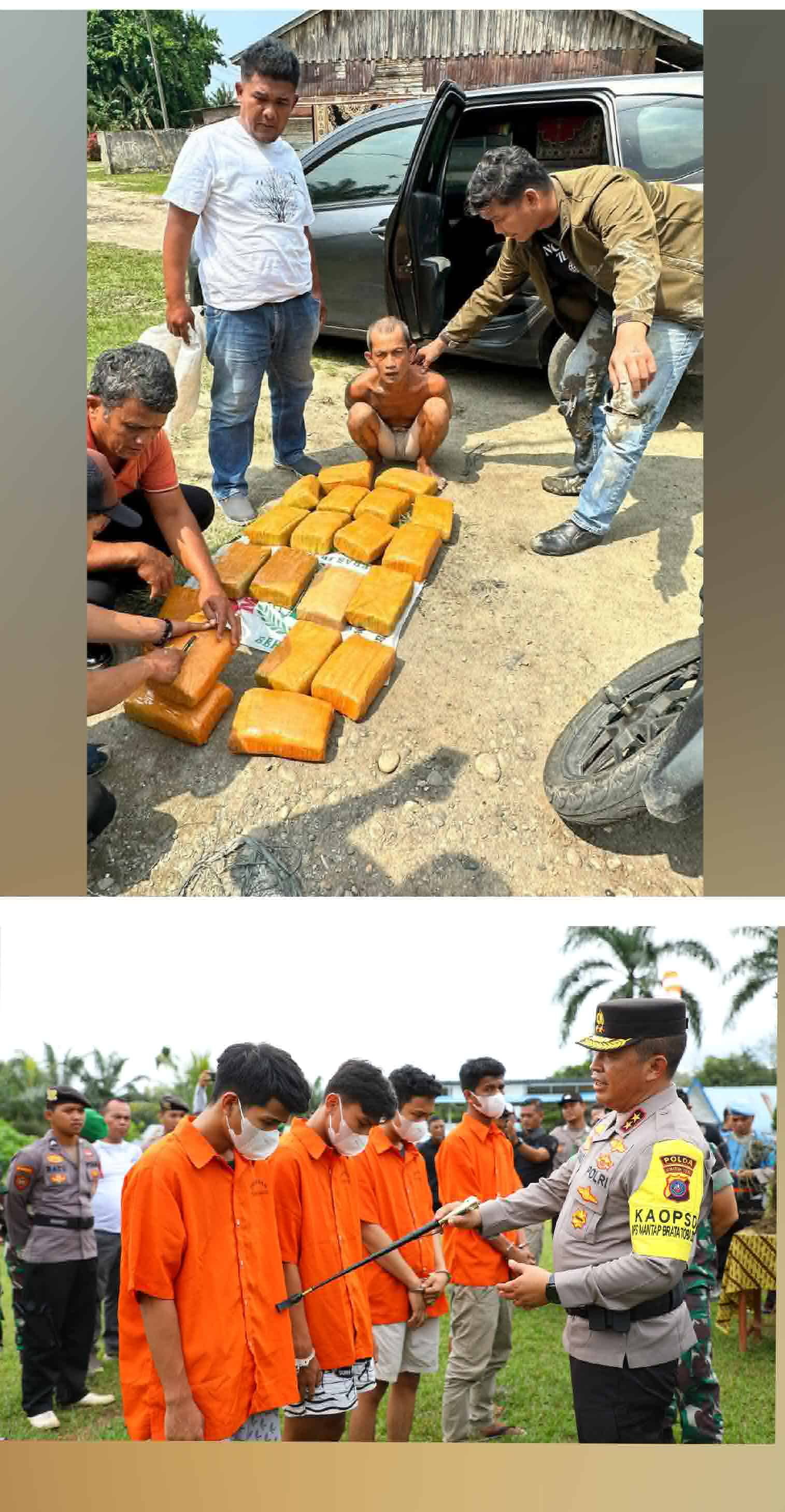 Polda Sumut Sita 257,6 Kg Sabu Tangkap 1.888 Tersangka