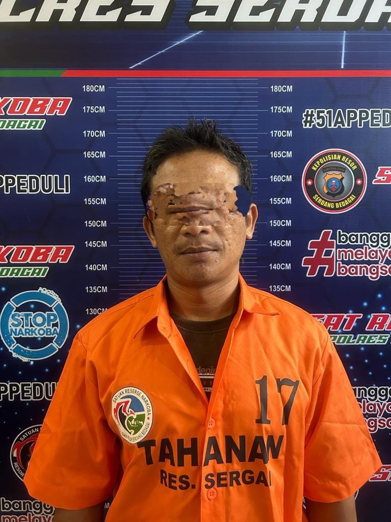 Bandar Besar Narkoba Dari Bintang Bayu Diciduk Polres Sergai, Barang Bukti 9.16 Gram