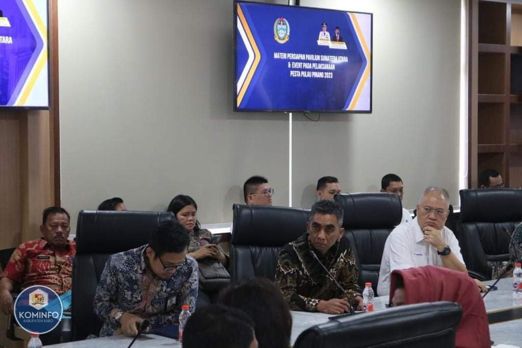 Wabup Karo Ikuti Rapat Persiapan Pemerintah Provinsi Sumut Dalam Pesta Pulau Pinang