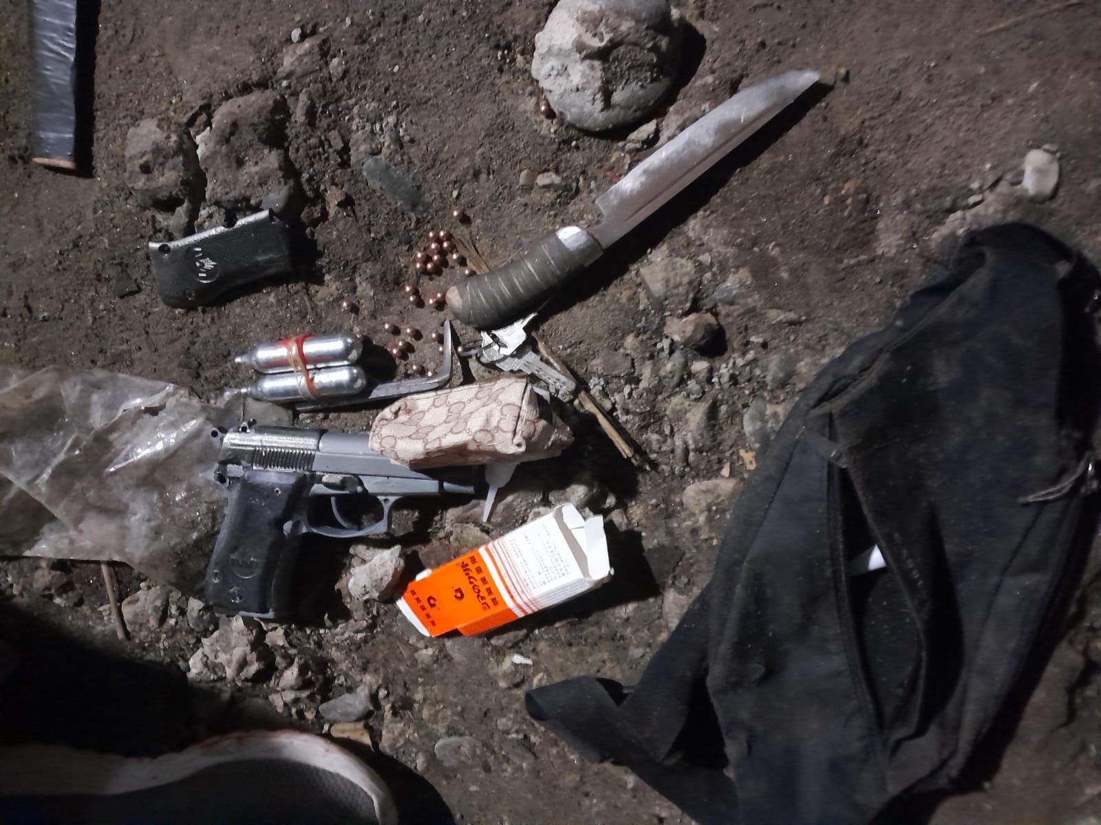 Warga Amankan Terduga Maling Motor Gunakan Air Softgun dan Sajam