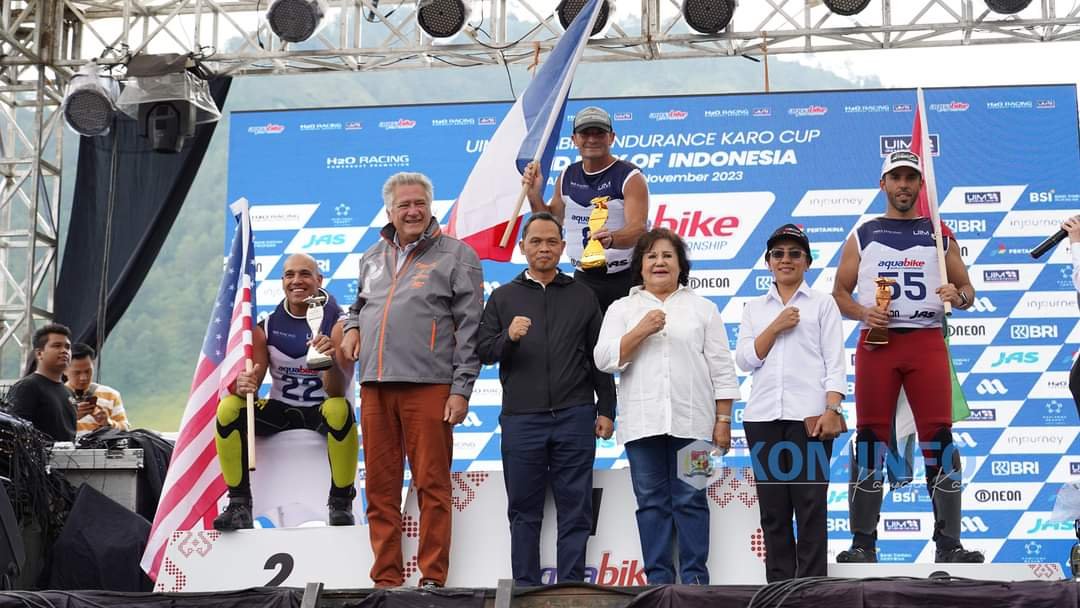 Pemkab Karo bersama Forkopimda Sambut Pembalap Event Aquabike Jetski World Championship
