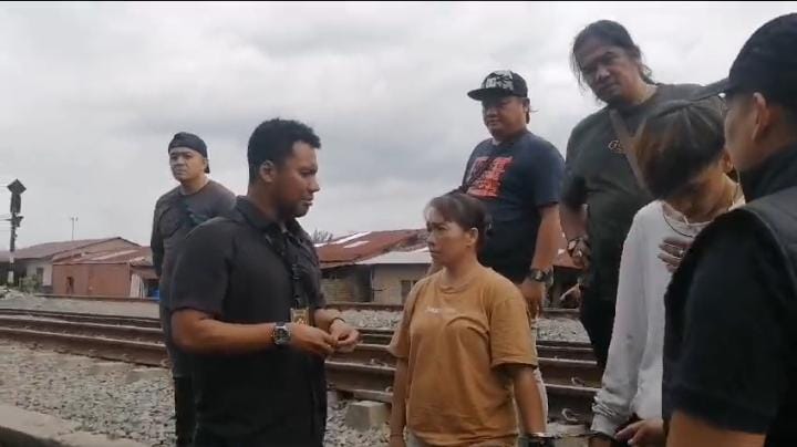 Tiga Terduga Pengedar Narkoba Bantaran Rel Jalan Pancasila Terjaring GKN