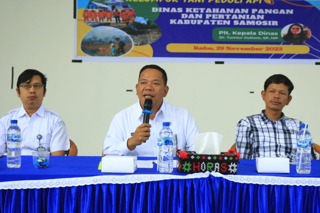 Pemkab Samosir Sosialisasi Pembentukan Kelompok Tani Peduli Api