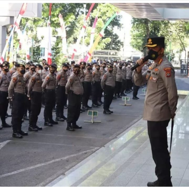 Polrestabes Medan Gelar Pam Kunjungan Capres Anies Baswedan