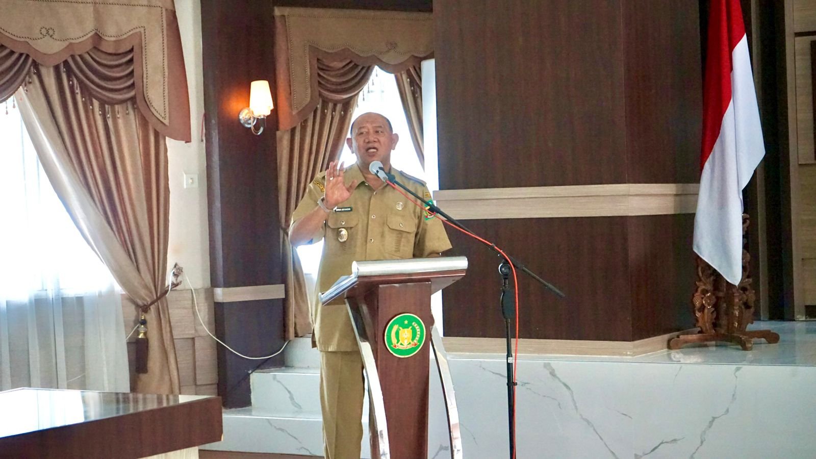 Plt Bupati Langkat Buka Rakor Kemiskinan Ekstrim