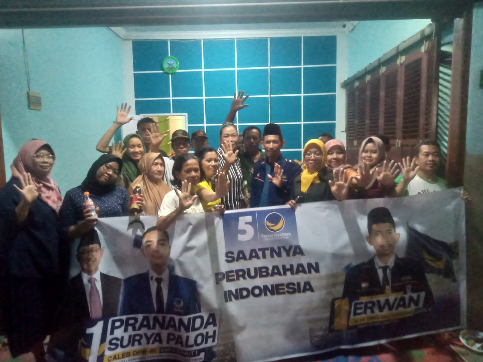 Erwan Caleg DPRD Deli Serdang Sosialisasi Dengan Warga Desa Tembung