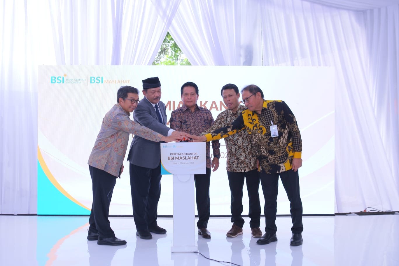 BSI Bersinergi Meluaskan Maslahat Melalui Peresmian Kantor Baru BSI Maslahat