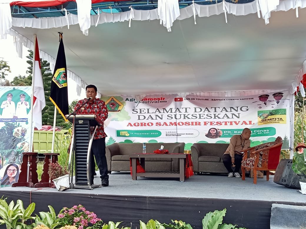 Bupati Samosir Resmi Buka Kegiatan Gempita Agro Festival 2023