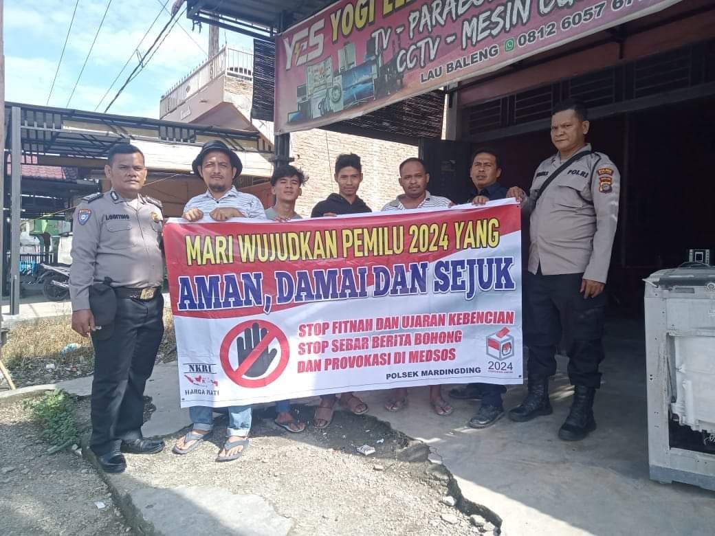 Jelang Pemilu 2024, Polsek Mardinding Melakukan Cooling System