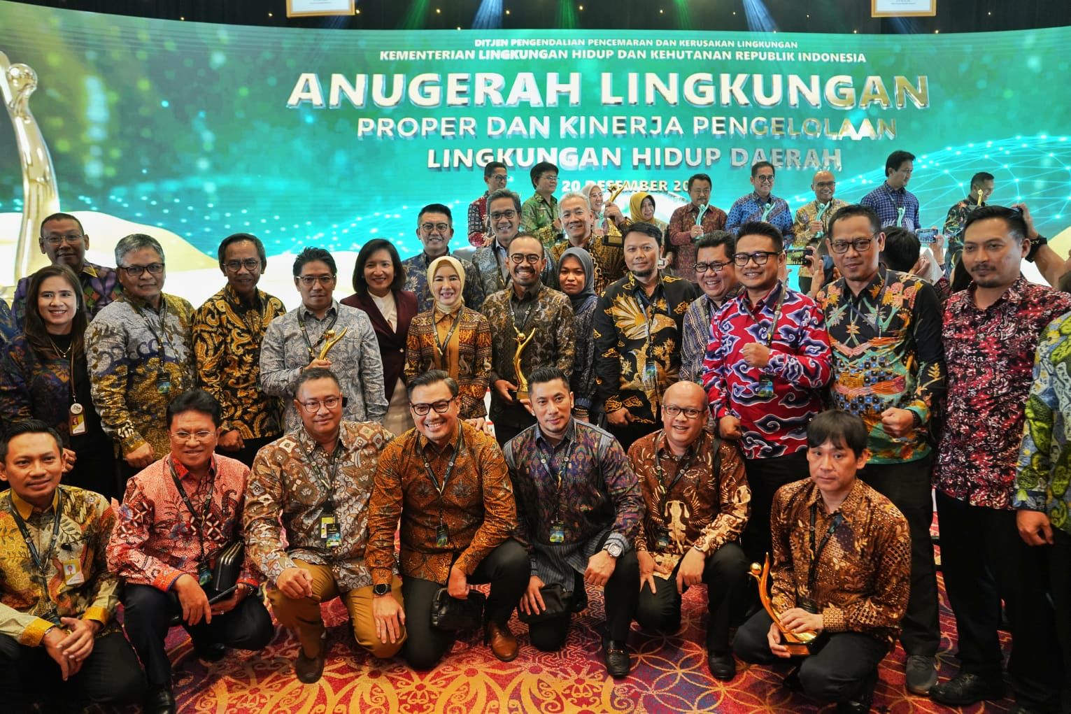 PGN Subholding Gas Pertamina Raih 3 Proper Emas dan 6 Proper Hijau di Ajang Anugerah Lingkungan PROPER 2023