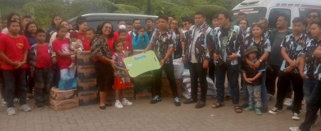 DPD Sapma IPK Karo Berikan Bantuan Sosial Kepada Panti Asuhan Bunga Bakung