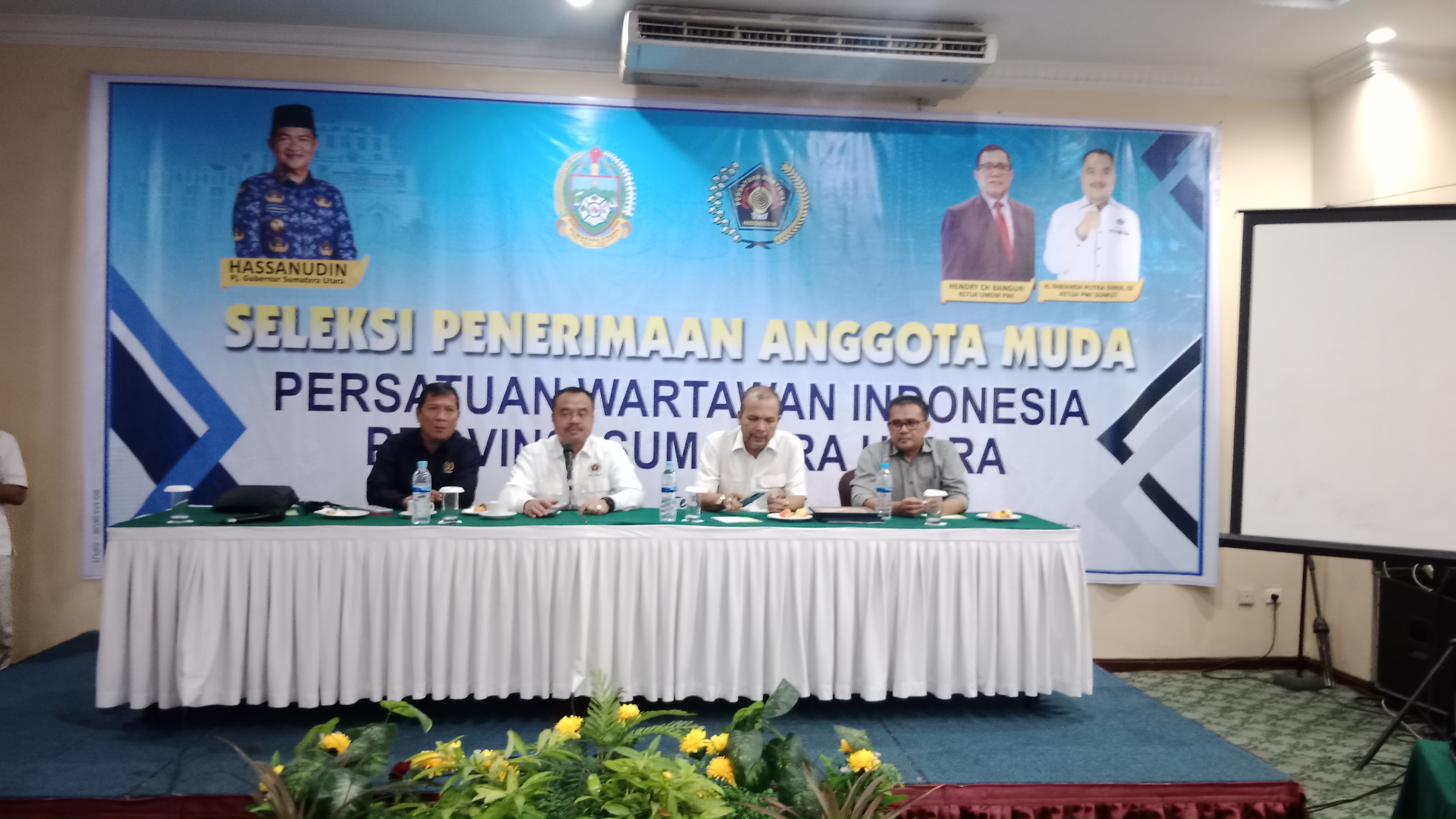 PWI Sumut Gelar Ujian Penerimaan Anggota Muda Dengan Diikuti 55 Peserta