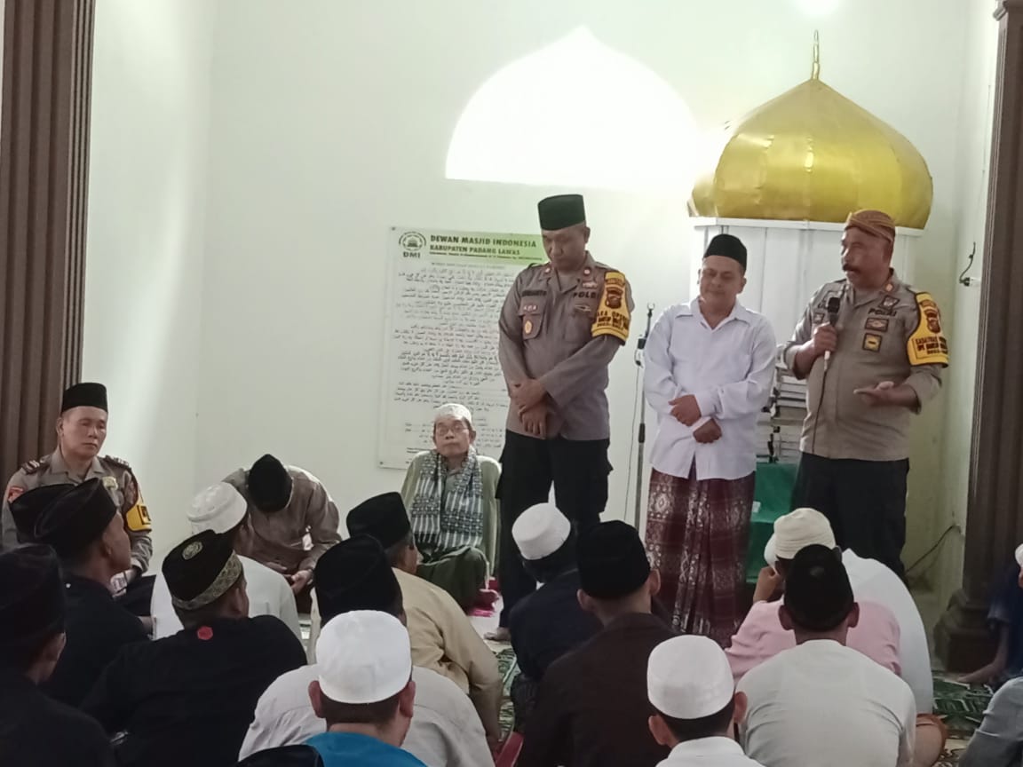 Jum’at Curhat, Waka Polres Palas Terima Keluhan, Saran dan Kritik Masyarakat