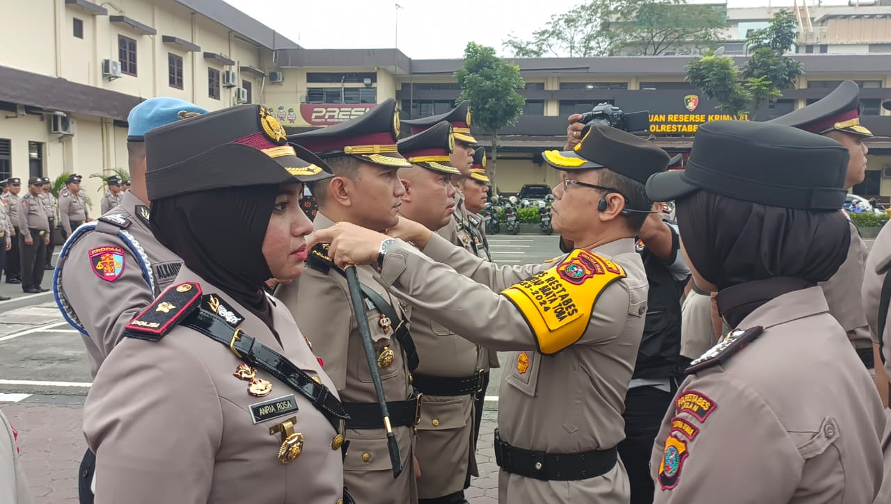 Kapolrestabes Medan Lantik Kasat Reskrim dan Sejumlah Kapolsek