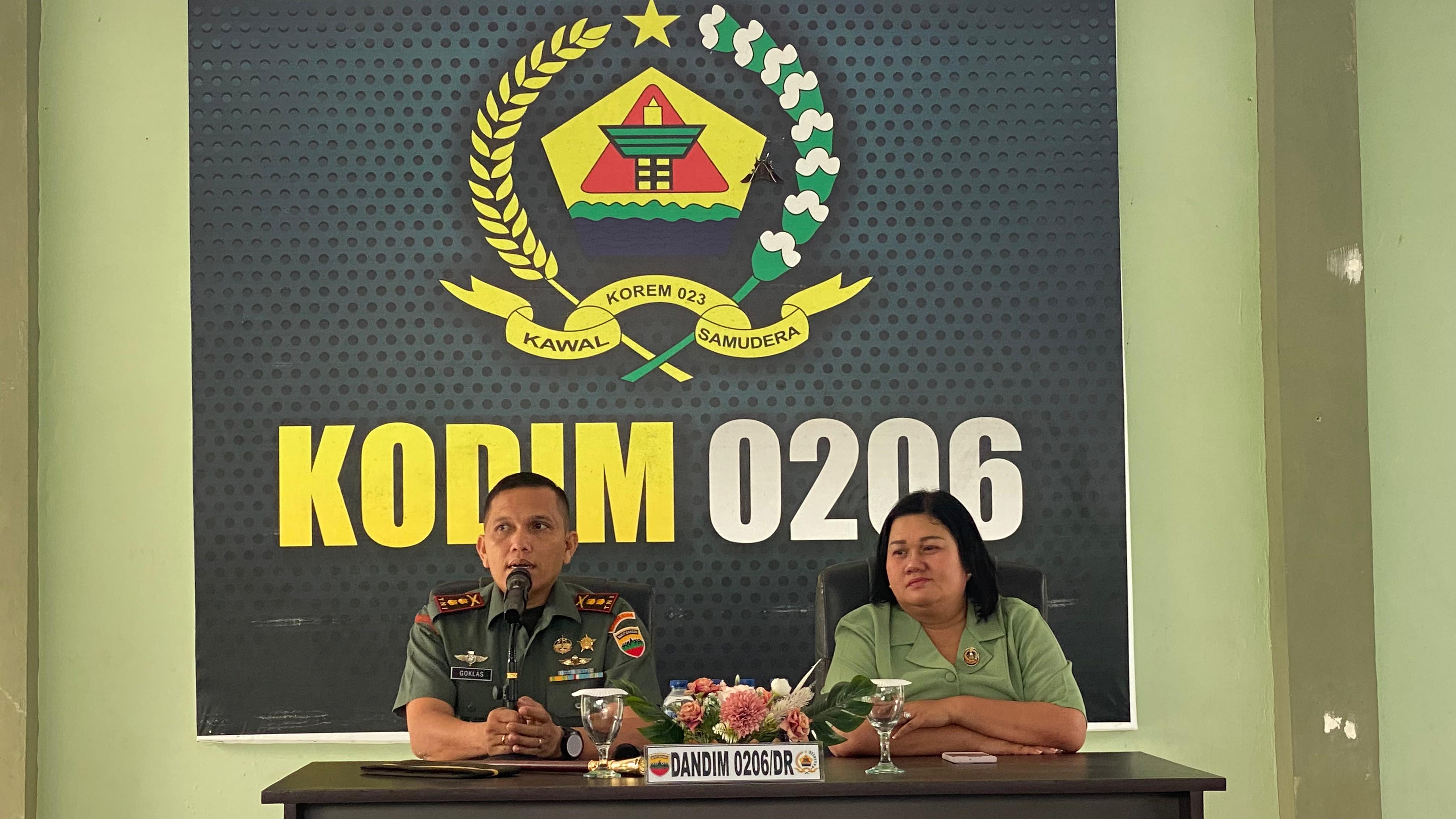 Kodim 0206/Dairi Gelar Jam Komandan Awal Tahun