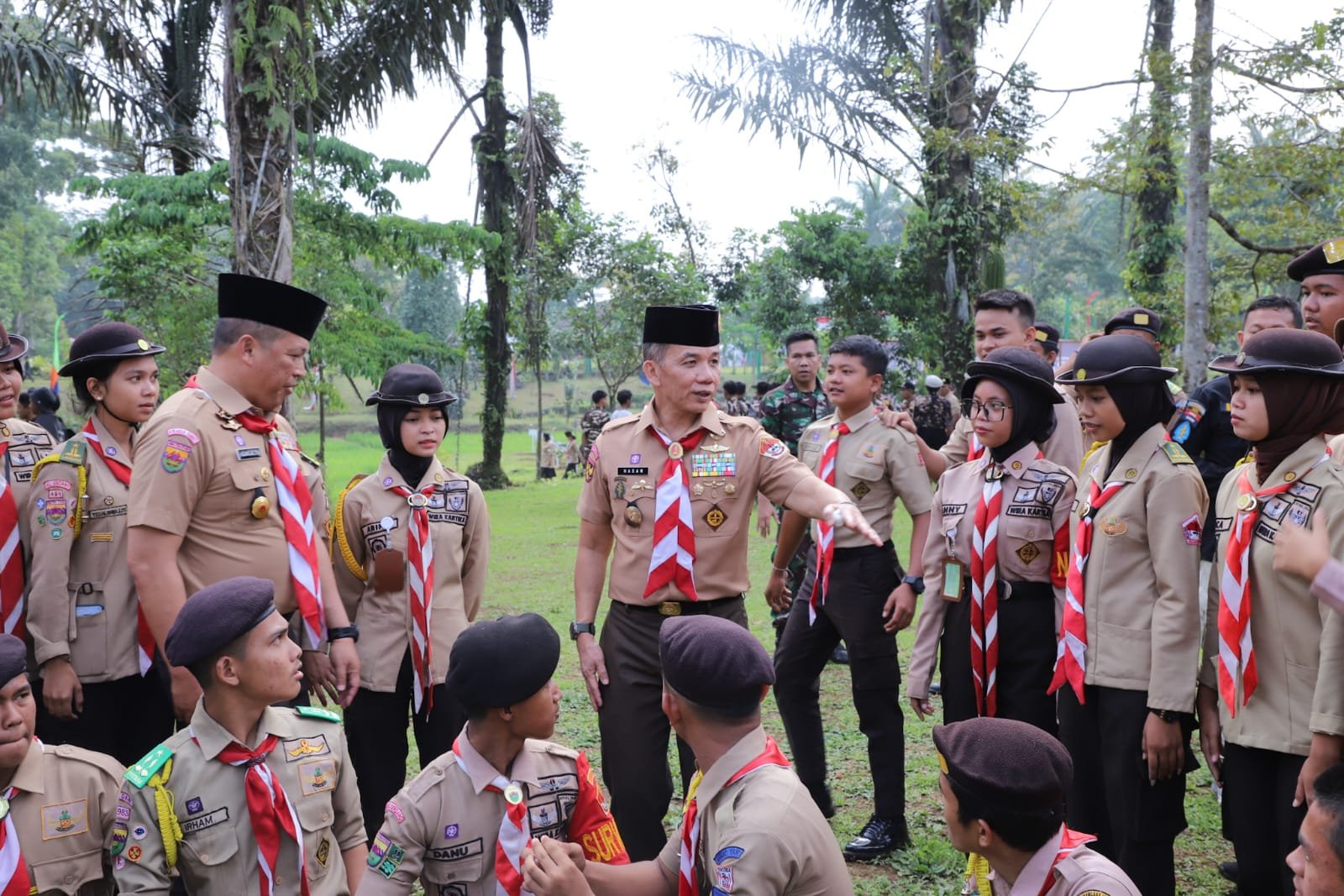 Kodam I/BB Edukasikan Cinta Alam dan Cegah Narkoba di Persami Pramuka SWK 2024