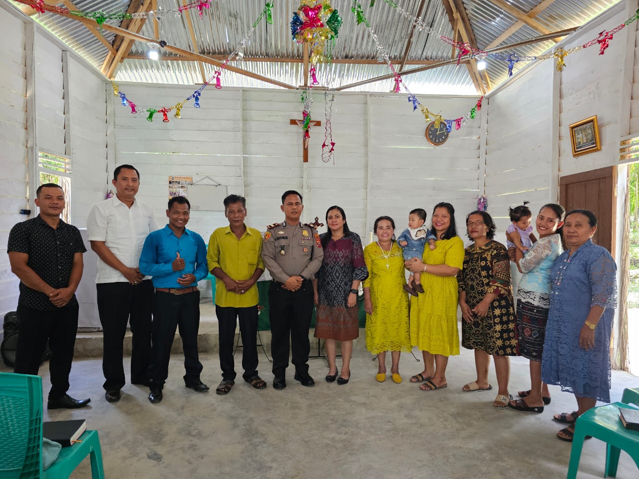 Kapolsek Barumun Tengah, Laksanakan Ibadah Gereja dan Minggu Kasih