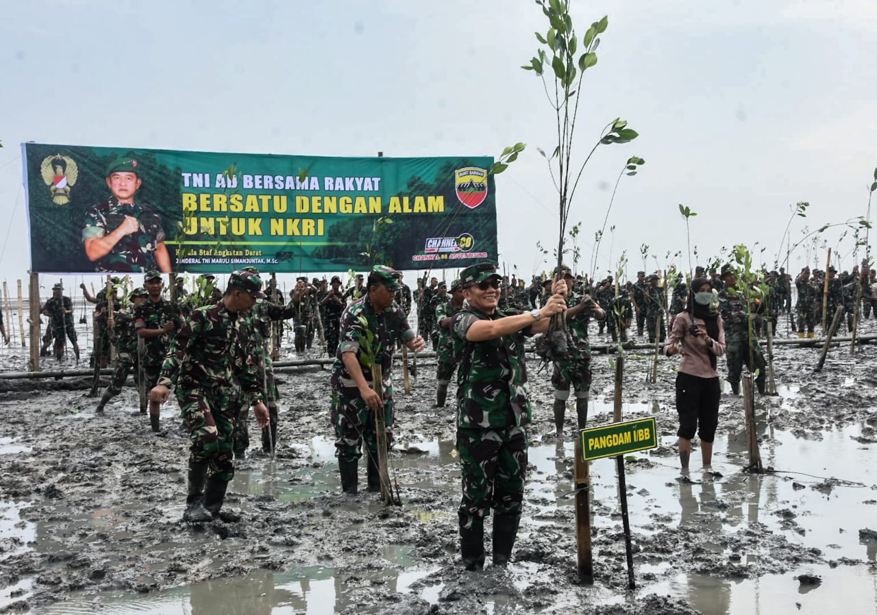 Kodam I/BB Bersama Polri dan Instansi di 4 Provinsi Bersatu dengan Alam untuk NKRI