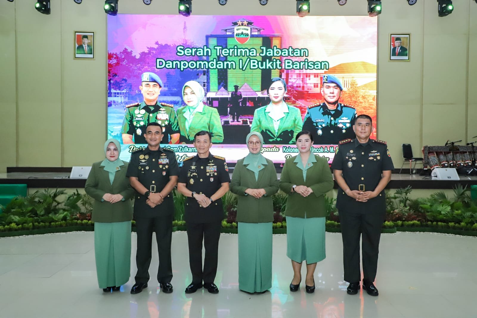 Pangdam I/BB Pimpin Sertijab Danpomdam, Kahubdam, Danyonif 100/PS, Danyonzipur 1/DD serta Tradisi Korps