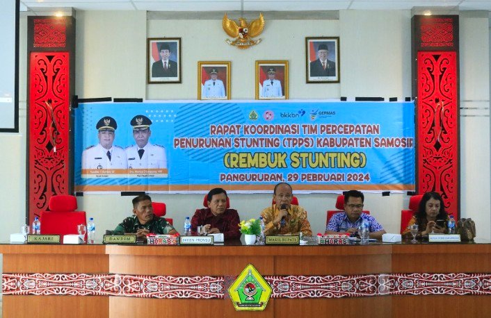 Wabup Samosir Pimpin Rembuk Stunting, Minta Seluruh Stakeholder