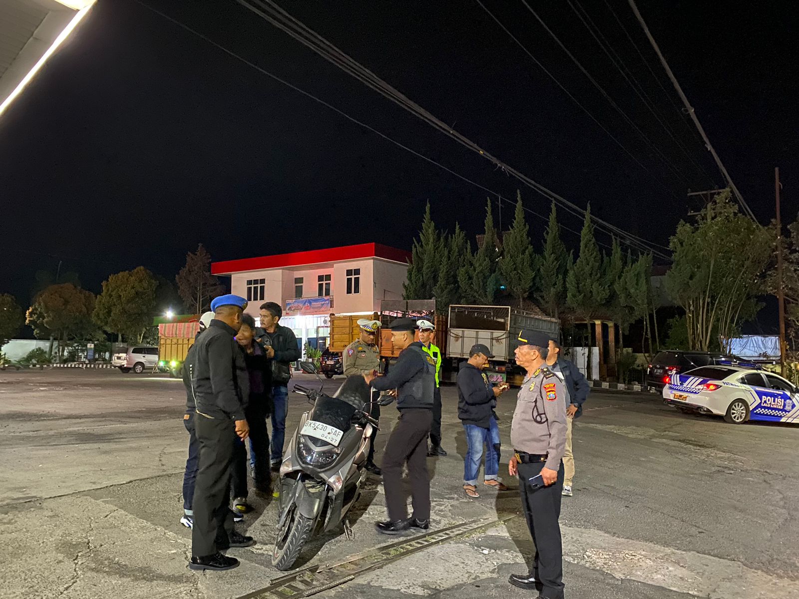 Polres Tanah Karo Patroli Malam Cegah Balap Liar