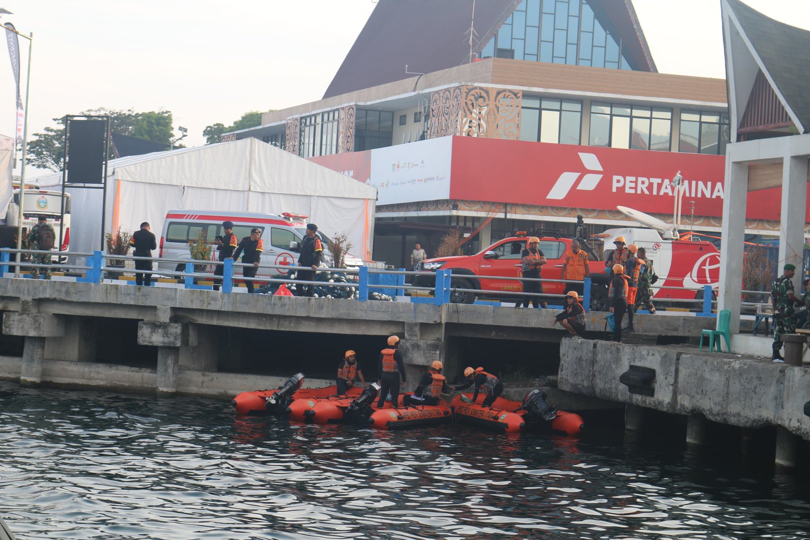 Dukung Keselamatan Penyelenggaraan F1 _Powerboat_ Di Danau Toba, Basarnas Apresiasi Pertamina