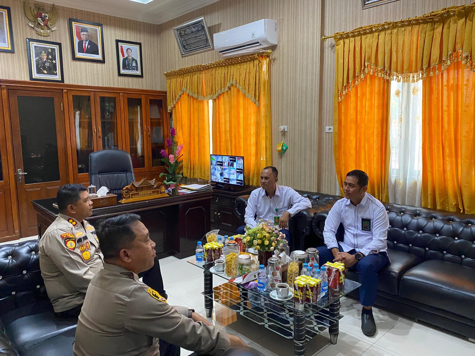 Kapolres Dan Ketua PN Madina Perkuat Kolaborasi CJS