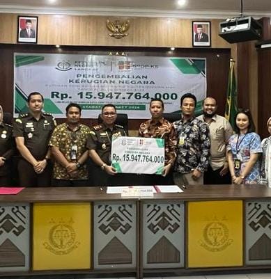 Kejari Langkat Kembalikan Kerugian Negara Rp15 M Lebih