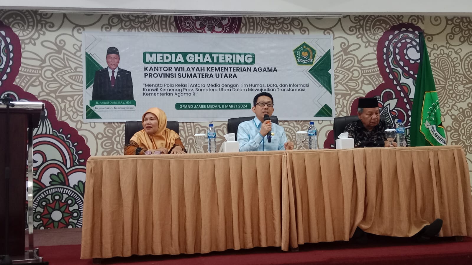 Kanwil Kemenagsu Silaturahmi Dengan Wartawan