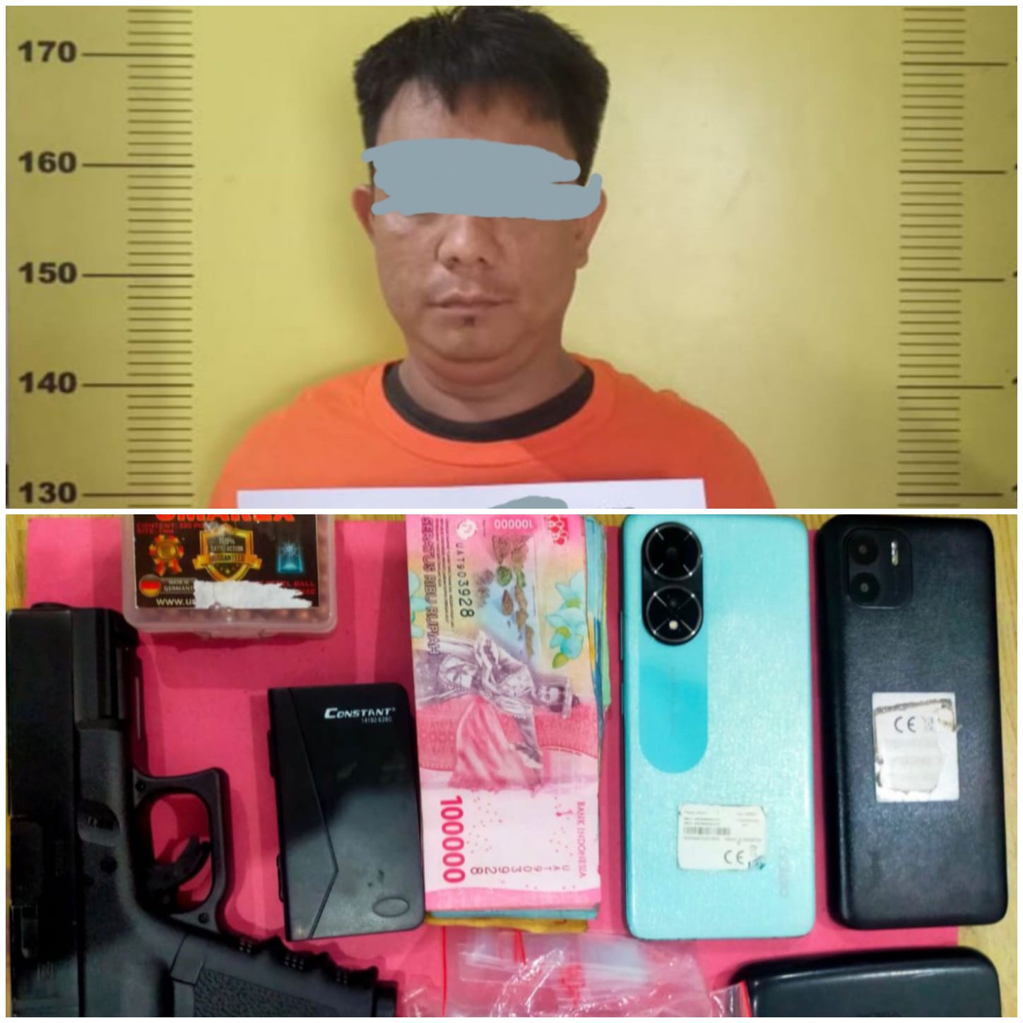 Ringkus Buronan Kasus Narkoba, Ditemukan Reflika Air Softgun