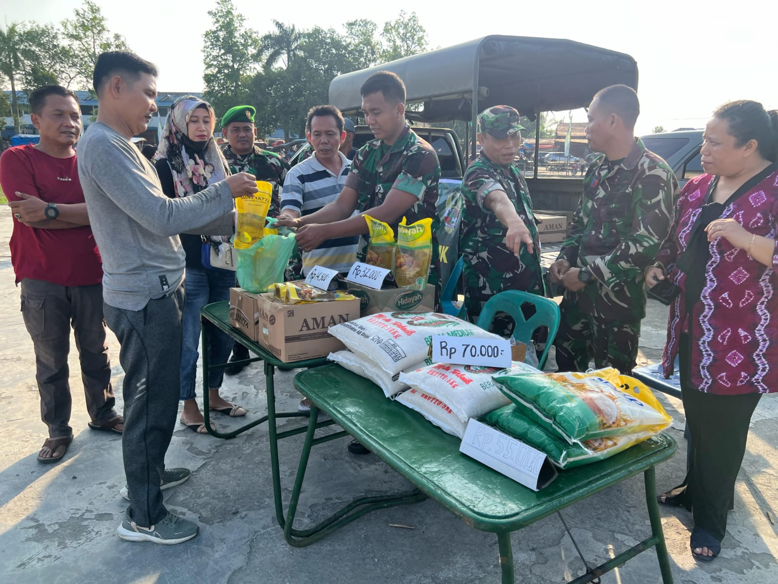 Berdayakan UMKM,Kodim 0203/Langkat Gelar Festival Bazar Ramadhan